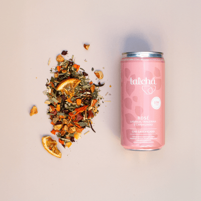 Cha gaseificado - rose
